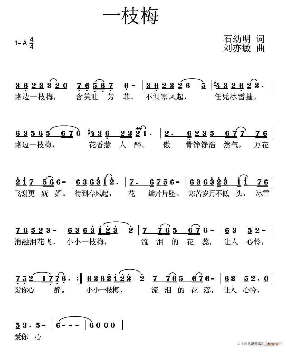 一枝梅(电吹管版)