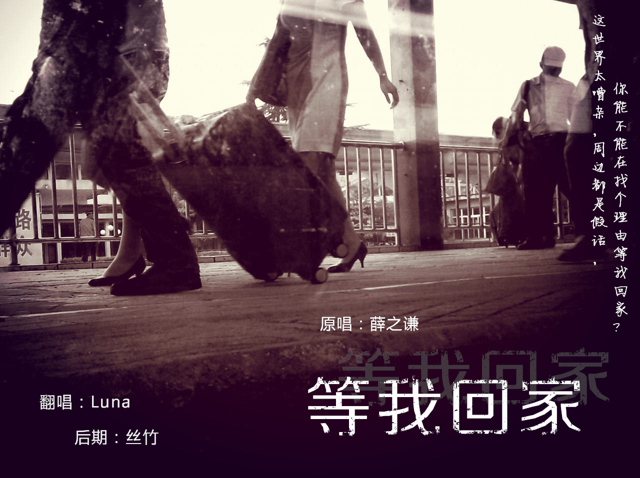 等我回家【薛之谦女声翻唱】 - LunaLiu - 5SING中国原创音乐基地
