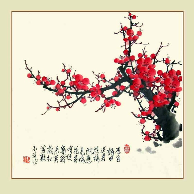 梅影雪魂